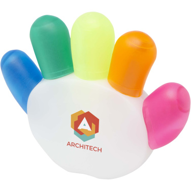 Logotrade promotional merchandise image of: Patina 5-colour highlighter